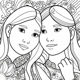 Sisters Forever Coloring Page 73882-59194