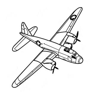 B 17 Bomber In Flight Coloring Page 73902-59208