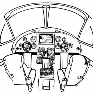 B 17 Bomber Cockpit Coloring Page 73903-59210