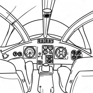 B 17 Bomber Cockpit Coloring Page 73903-59212