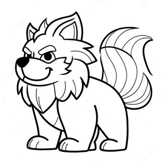 Arcanine Coloring Pages