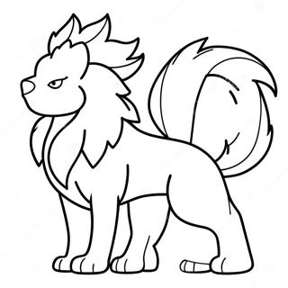 Arcanine Coloring Page 73922-59226