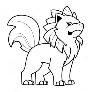 Arcanine Coloring Page 73922-59227