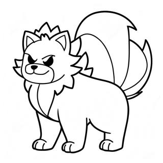 Arcanine Coloring Page 73922-59228