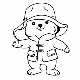 Paddington Bear Coloring Page 73952-59244