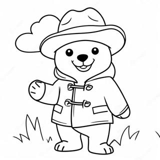 Adventurous Paddington Bear Coloring Page 73953-59249