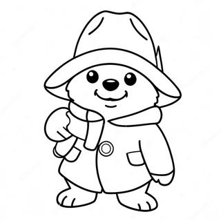 Adventurous Paddington Bear Coloring Page 73953-59250