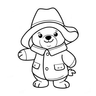 Adventurous Paddington Bear Coloring Page 73953-59251