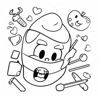 Children S Dental Health Month Coloring Page 73972-59260