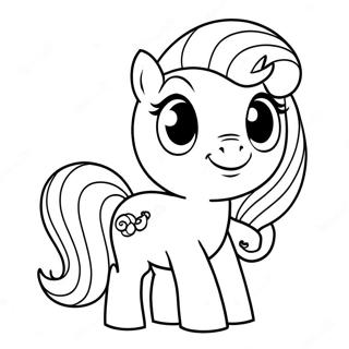 Sweetie Belle My Little Pony Coloring Page 73982-59271