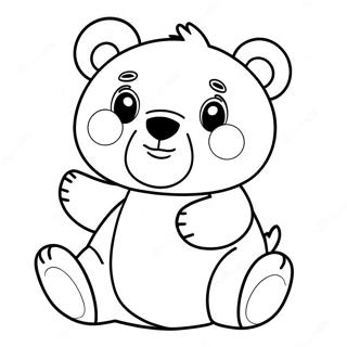 Teddiursa Cute Coloring Page 73992-59277