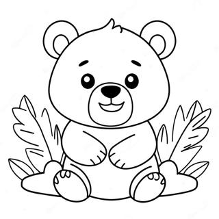 Teddiursa Cute Coloring Page 73992-59278