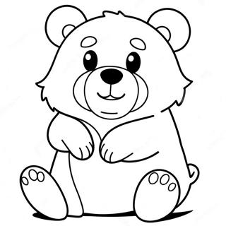 Teddiursa Cute Coloring Page 73992-59279