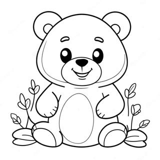 Teddiursa Cute Coloring Page 73992-59280