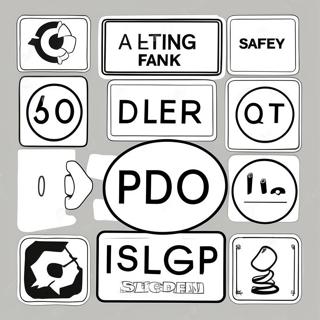 Safety Signs Coloring Pages