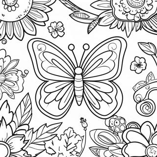 Butterfly Page Coloring Pages