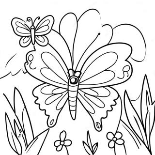 Butterfly Page Coloring Pages