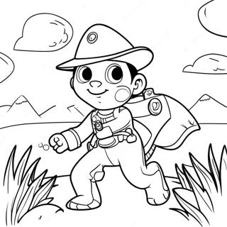 Adventurous Izzy Coloring Page 74073-59349