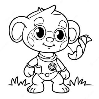 Adventurous Izzy Coloring Page 74073-59350