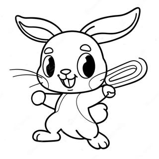 Super Rabbit Boy In Action Coloring Page 74093-59362