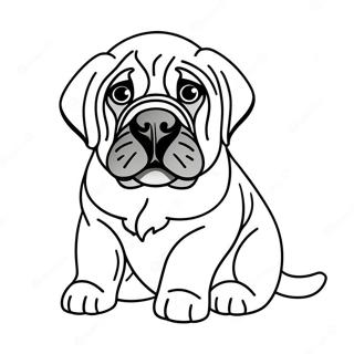 English Mastiff Coloring Pages