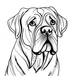 English Mastiff Coloring Pages