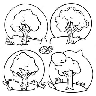 Four Seasons Coloring Page 74122-59383