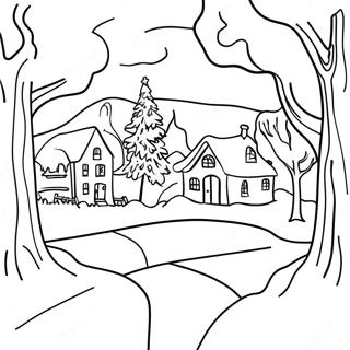 Winter Wonderland Coloring Page 74123-59389