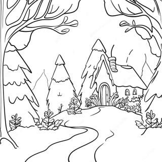 Winter Wonderland Coloring Page 74123-59390