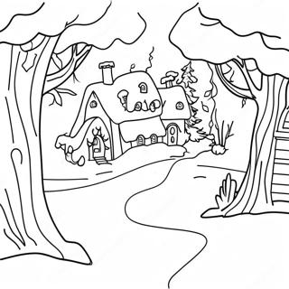 Winter Wonderland Coloring Page 74123-59391