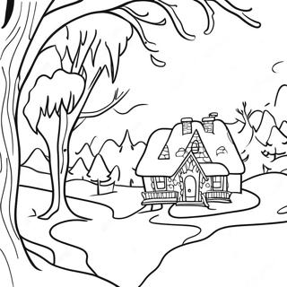 Four Seasons Coloring Pages