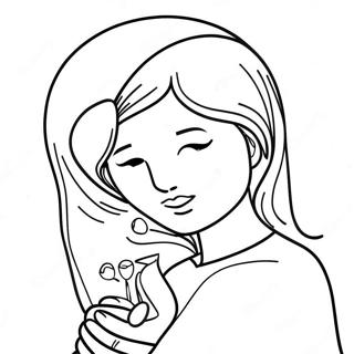 Christian Mothers Day Coloring Page 74142-59394