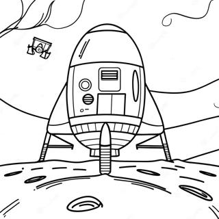 Apollo 11 Mission Coloring Page 74162-59413