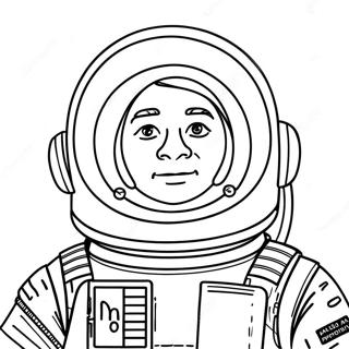 Apollo 11 Astronaut Coloring Page 74163-59419