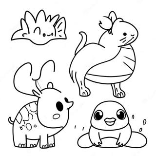 Minimalistic Animal Coloring Page 74182-59434