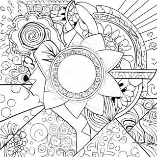 Simple Geometric Shapes Coloring Page 74183-59429