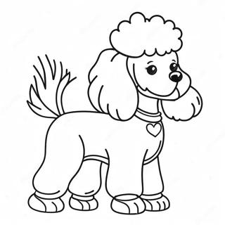 Poodle Coloring Pages