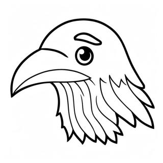 Raven Coloring Page 7436-6133