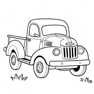 Little Blue Truck Coloring Page 7446-6144