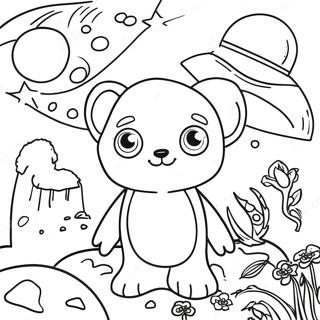 Mystical Hidden Objects Coloring Page 7467-6161