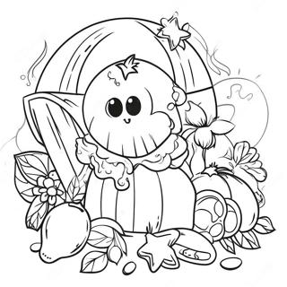 Mystical Hidden Objects Coloring Page 7467-6162