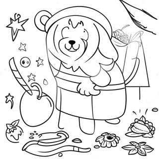 Mystical Hidden Objects Coloring Page 7467-6164