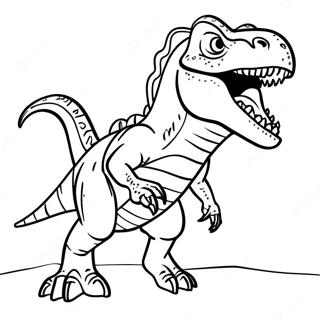 Indominus Rex Roaring Coloring Page 7507-6189