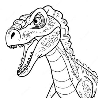 Indominus Rex Roaring Coloring Page 7507-6191