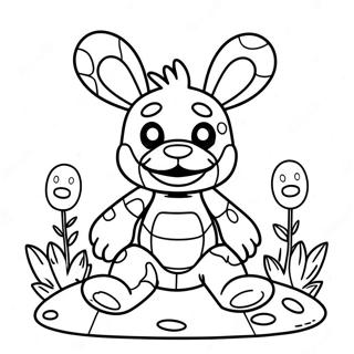 Spring Trap Coloring Page 7516-6195