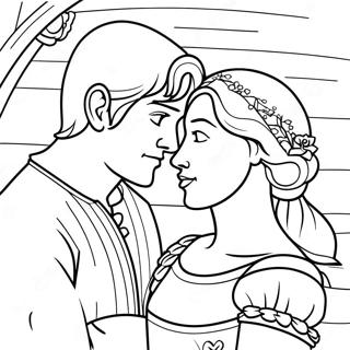 Romantic Romeo And Juliet Coloring Page 7547-6218