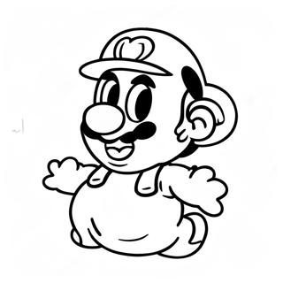 Super Mario 3d World Coloring Page 7556-6222