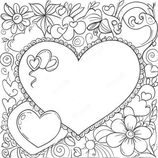 Heartwarming Religious Valentine Coloring Page 7567-6237