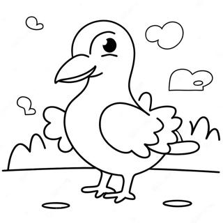 Funny Pigeon Mo Willems Coloring Page 7597-6261