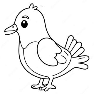 Funny Pigeon Mo Willems Coloring Page 7597-6263